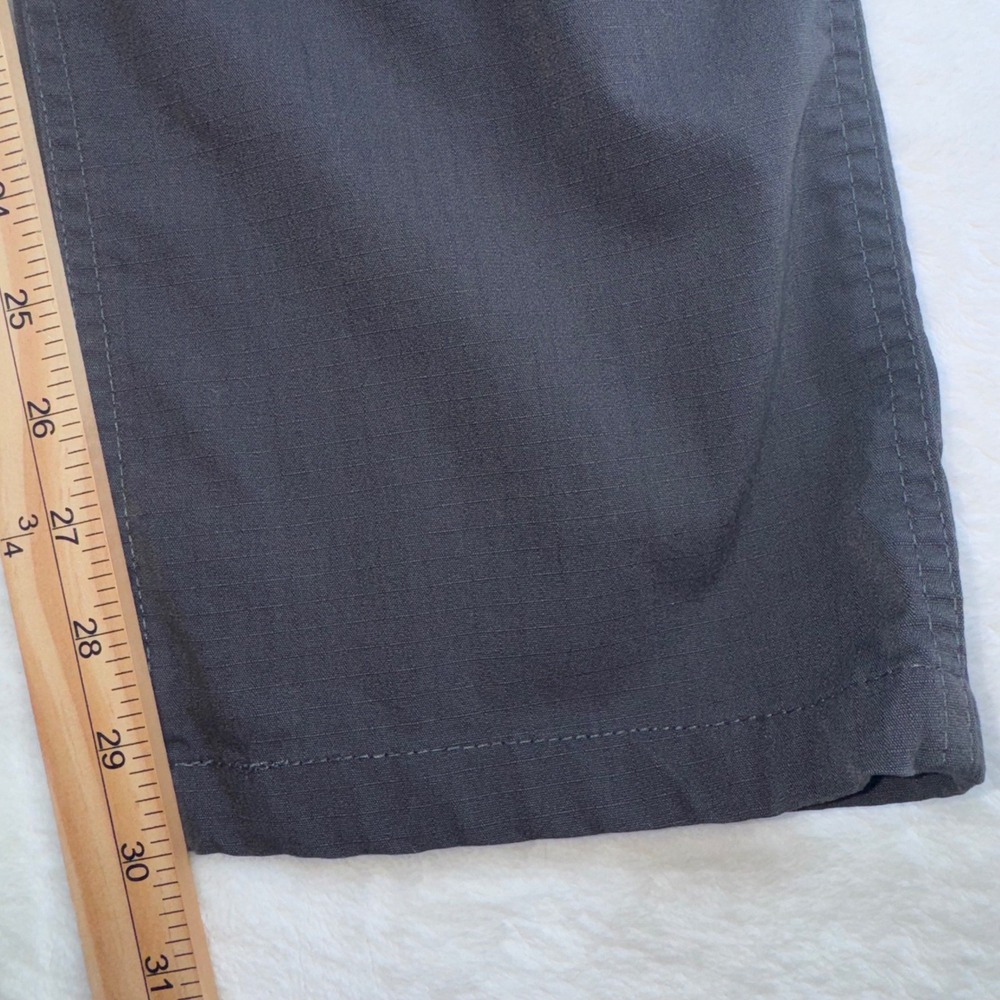 Carhartt Work Pants Men 34x32 Dark Navy Relaxed Fit Ripstop Utility Trousers - Picture 3 of 7